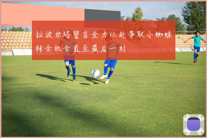 拉波尔塔誓言全力以赴争取小蜘蛛转会机会直至最后一刻